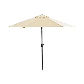 Парасолька торгова садова 2.7 м із підіймальною ручкою HY-2.7 з клапаном для кафе, фото 1