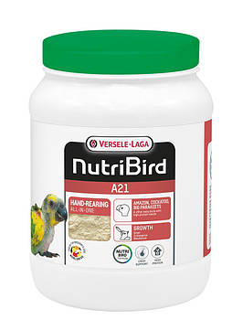Молоко для пташенят Versele-Laga NutriBird A21 Верселе-Лага НУТРІБЕРД A21 для середніх папуг 0.8кг суміш для ручного вигодовування
