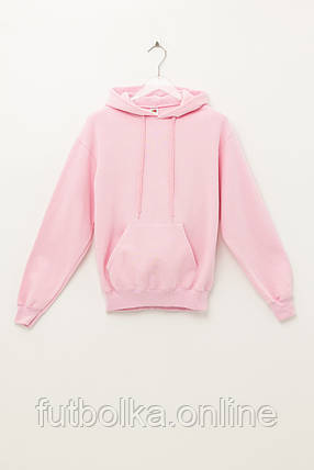 Світло-Рожева толстовка чоловіча базова Classic hooded sweat Fruit of the loom, фото 1