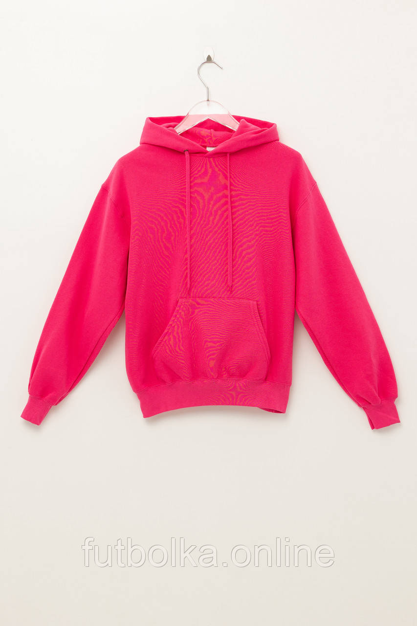 Малинова толстовка чоловіча базова Classic hooded sweat Fruit of the loom