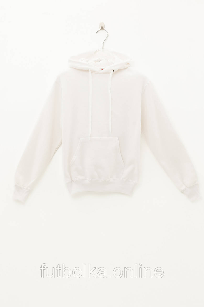 Біла толстовка чоловіча базова Classic hooded sweat Fruit of the loom