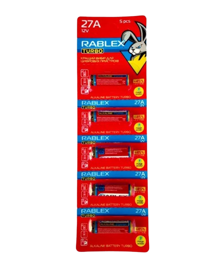Батарейка Rablex Turbo 27A 12V, фото 1
