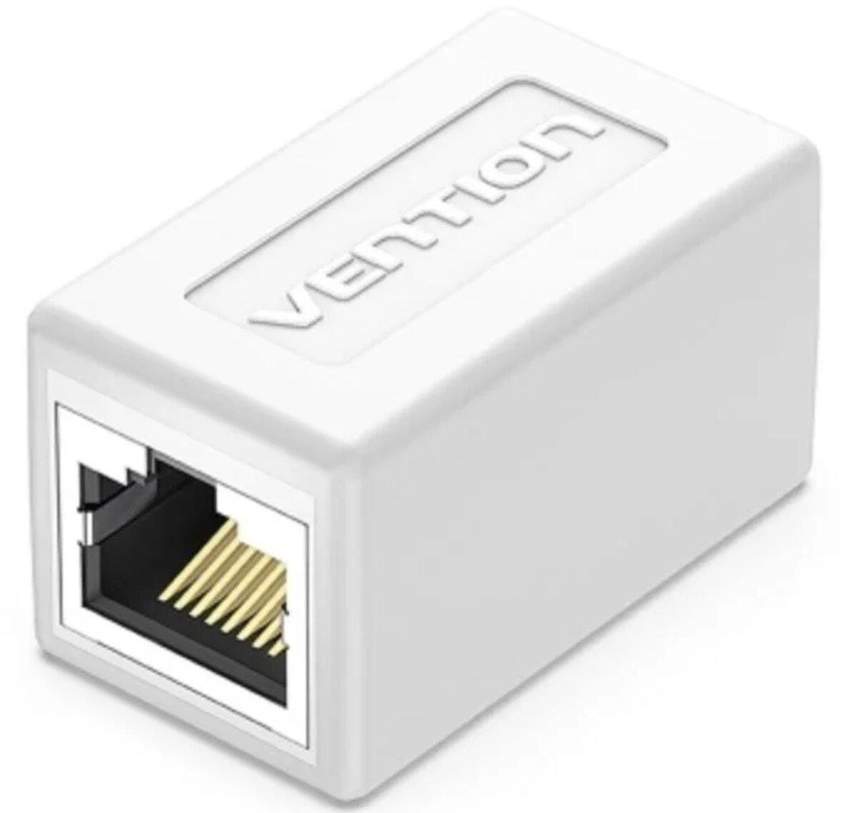 З'єднувач витої пари Vention Cat.6 FTP Keystone Jack Coupler White (IPVW0)