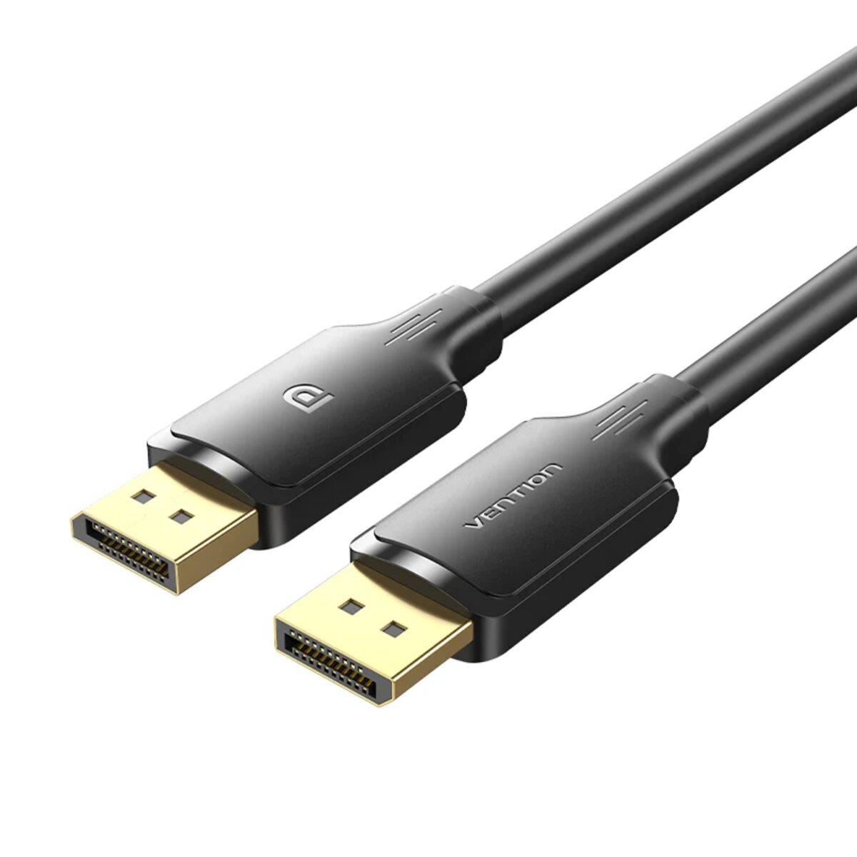 Кабель Vention DisplayPort Male to Male 4K HD Cable 2M Black (HAKBH)