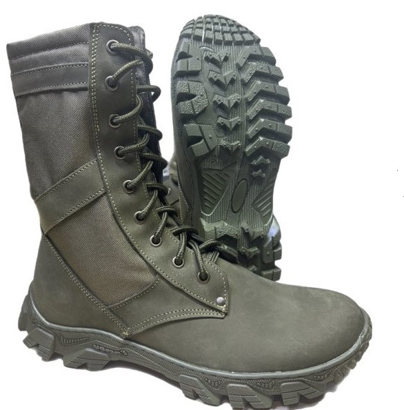 Берці тактичні демісезонні Armos Energy шкіра / тканина хакі 36 37 38 40 41 42 43 44 45 46 47