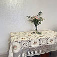 Скатертина ажурна вишита стрічками  280*160см, фото 7