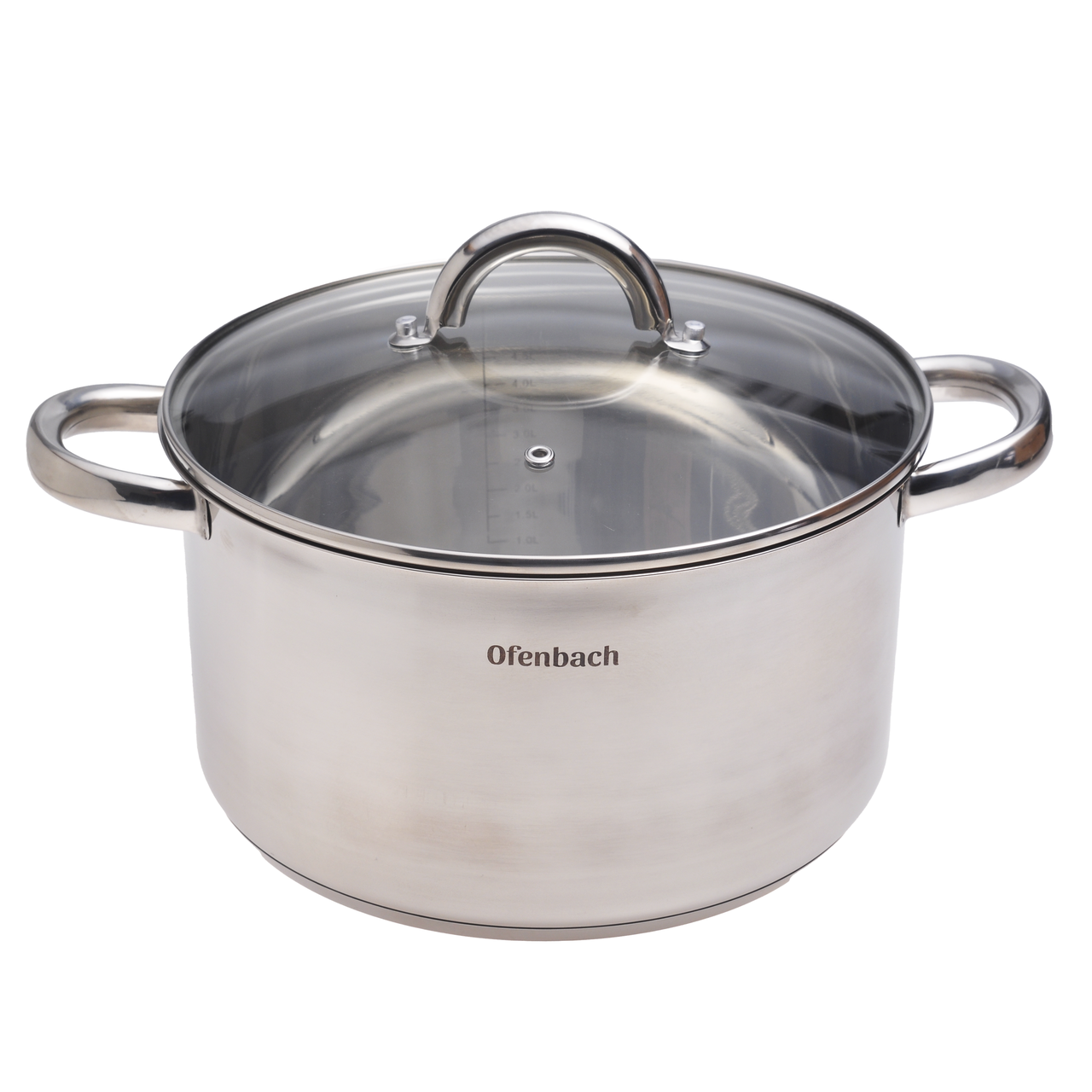 Каструля з кришкою Ofenbach KM-100527 з нержавіючої сталі 5,5 л