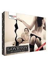 Набір секс-іграшок і БДСМ атрибутів TOY JOY, 10 предметів, чорний