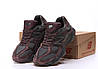 Чоловічі та жіночі кросівки New Balance 9060 Brown Коричневі Взуття Нью Беланс 9060 замша текстиль повсякденні демісезон Унісекс, фото 2