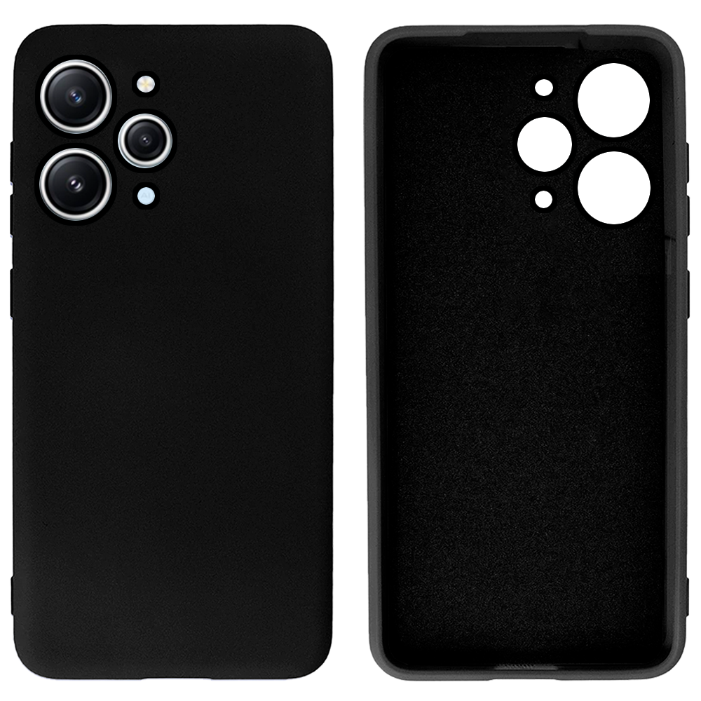 Чохол Silicone case Camera Protective для Xiaomi Redmi 12 (03) чорний Black