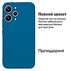 Чохол Silicone case Camera Protective для Xiaomi Redmi 12 (16) синій Blue, фото 2