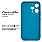 Чохол Silicone case Camera Protective для Xiaomi Redmi 12 (16) синій Blue, фото 3