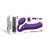 Безремінний страпон з вібрацією Strap-On-Me Vibrating Violet XL, діам. 4,7см, пульт ДК, регульований, фото 7