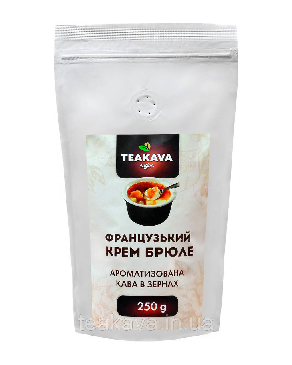 Кава в зернах Teakava Французький крем-брюле , 250 г (100% арабіка)