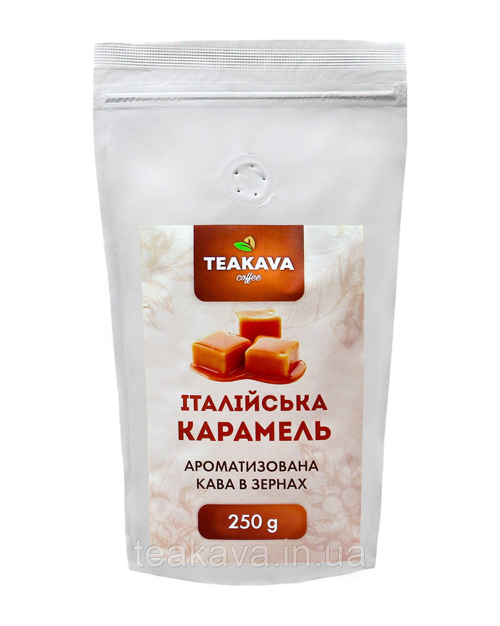 Кава в зернах Teakava Італійська карамель, 250 г (100% арабіка)