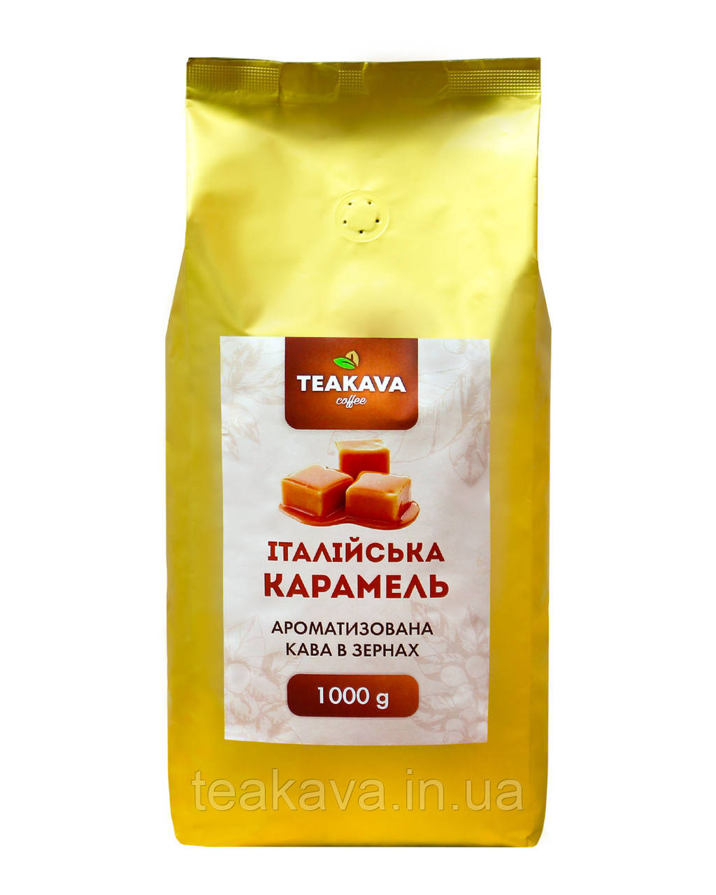Кава в зернах Teakava Італійська карамель, 1 кг (100% арабіка), фото 1