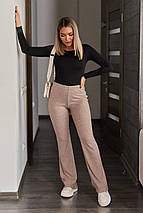 Жіночі трикотажні штани в рубчик "Darcy" | Норма і батал, фото 5