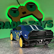 Машинка для дрифту на радіоуправлінні DODGE STRONG NEON Синій | Дрифт машинки на пульті управління | Дрифтова машина, фото 4