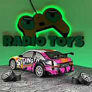 Машинка для дрифту на радіоуправлінні Strength Рожева | Дрифт машинки на пульті управління | Дрифтова машина на радіокеруванні, фото 5