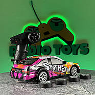 Машинка для дрифту на радіоуправлінні Strength Рожева | Дрифт машинки на пульті управління | Дрифтова машина на радіокеруванні, фото 6