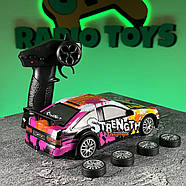 Машинка для дрифту на радіоуправлінні Strength Рожева | Дрифт машинки на пульті управління | Дрифтова машина на радіокеруванні, фото 2