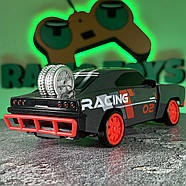 Машинка для дрифту на радіоуправлінні DODGE TURBO NEON Чорний | Дрифт машинки на пульті управління | Дрифтова машина, фото 6