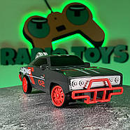 Машинка для дрифту на радіоуправлінні DODGE TURBO NEON Чорний | Дрифт машинки на пульті управління | Дрифтова машина, фото 5