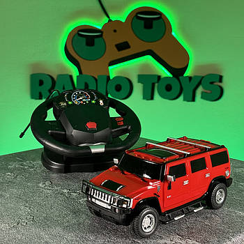 Джип на радіоуправлінні Hummer LUX Червоний | Машинка Хамер на пульту | на акумуляторі