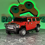 Джип на радіоуправлінні Hummer LUX Червоний | Машинка Хамер на пульту | на акумуляторі, фото 3