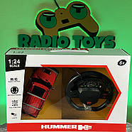 Джип на радіоуправлінні Hummer LUX Червоний | Машинка Хамер на пульту | на акумуляторі, фото 8