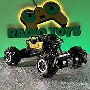 Джип трюковий на радіоуправлінні Climbing King Золотий | Машинка на пульту на акумуляторі, фото 8