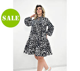 Легка жіноча сукня оверсайз "Lichi" оптом | Батал | Розпродаж моделі