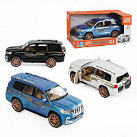 Джип 8091-1 (36/2) 3 кольори, інерційний механізм, підсвічування, звуки, гумові шини, в коробці, ВИДАЄТЬСЯ ТІЛЬКИ МІКС ВИДІВ