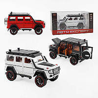Джип RS-21650 (36) "Авто Експерт", 3 види, металопластик, масштаб 1:22, світло, звук, інерція, відчиняються двері, багажник та