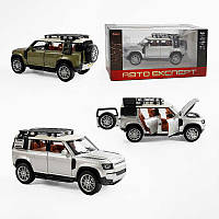 Джип RS-59023 (36) "Авто Експерт", 2 кольори, металопластик, масштаб 1:22, світло, звук, інерція, відчиняються двері, багажник та