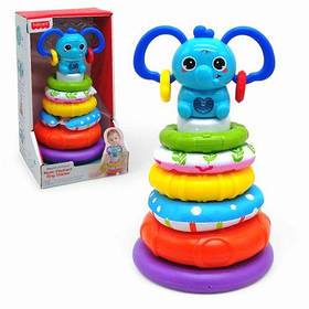 Логіка пірамідка BY215 слоненя батар.муз.світ.кор.27*14*16 [tsi258374-TSI]