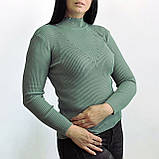 Гольф жіночий м'ятний (водолазка). One Size, фото 6