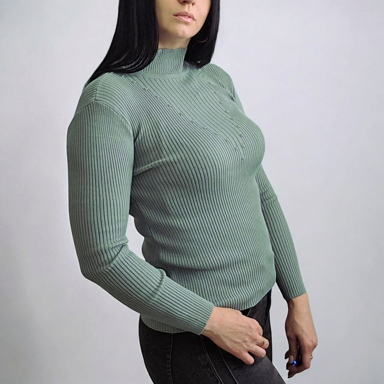 Гольф жіночий м'ятний (водолазка). One Size, фото 1