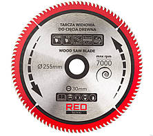 Пиляльний диск RED TECHNIC RTZTWD0082, 255x30x2.8, 100Z