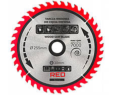 Пиляльний диск RED TECHNIC RTZTWD0082, 255x30x2.8, 40Z