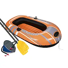Напівторамісний надувний човен Bestway 61062 (61100-1) Kondor 2000 (Hydro Force), 184 х 91 см, (весла, ножний