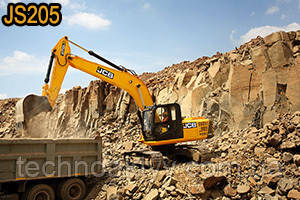 Гусеничный экскаватор JCB JS205