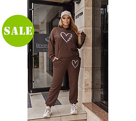 Демісезонний жіночий спортивний костюм "Wilson" | Батал | Розпродаж моделі