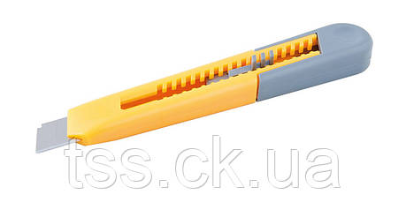 Ніж MASTERTOOL 18 мм ABS пластик кнопковий фіксатор 17-0321, фото 1