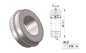 Creasing Wheel 1  (Part Code - 1.10.01.0006149)