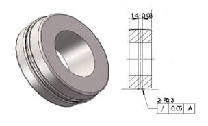 Creasing Wheel 2  (Part Code - 1.10.01.0008537), фото 1