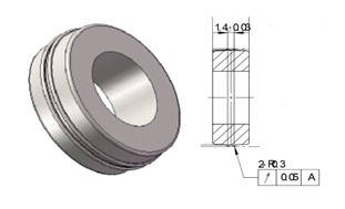 Creasing Wheel 3  (Part Code - 1.10.01.0008536)