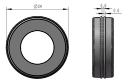 Creasing Wheel 4  (Part Code - 1.10.01.0009520)