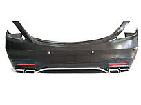 Задній бампер  ( стиль S63 AMG ) на Mercedes-Benz S-Class W222 2017-2020 року