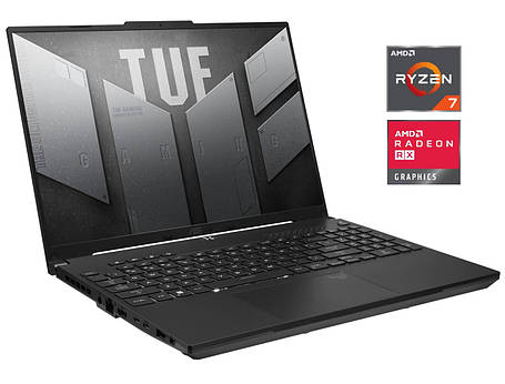Ігровий ноутбук Asus TUF Gaming Advantage A16 FA617NS/ 16" 1920x1200/ Ryzen 7 7735HS/ 16GB RAM/ 512GB SSD/ Radeon RX 7600S 8GB, фото 1